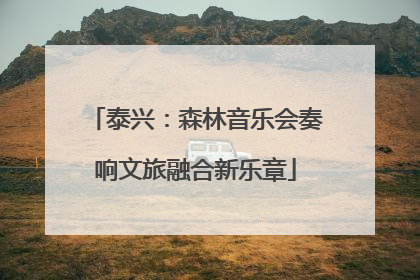 泰兴：森林音乐会奏响文旅融合新乐章