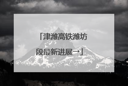 津潍高铁潍坊段最新进展→