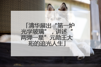 清华展出“第一炉光学玻璃”，讲述“两弹一星”元勋王大珩的追光人生