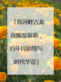 胥河畔古龙舟焕发新彩，百年民俗续写时代华章