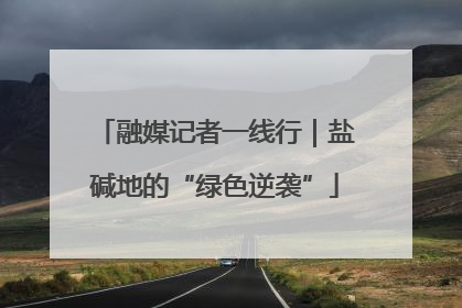 融媒记者一线行｜盐碱地的“绿色逆袭”