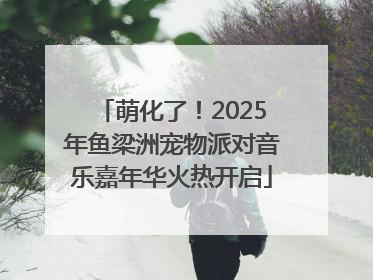 萌化了！2025年鱼梁洲宠物派对音乐嘉年华火热开启