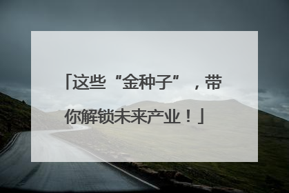 这些“金种子”，带你解锁未来产业！