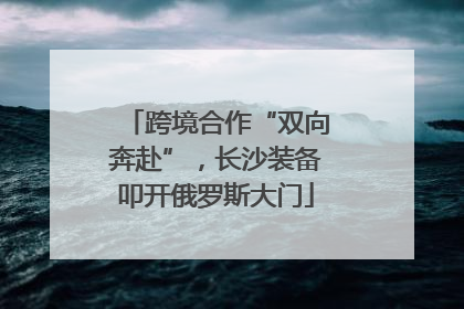 跨境合作“双向奔赴”，长沙装备叩开俄罗斯大门