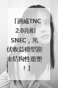 通威TNC 2.0亮相SNEC，光伏收益模型迎来结构性重塑！