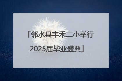 邻水县丰禾二小举行2025届毕业盛典