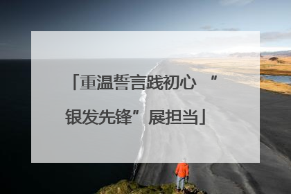 重温誓言践初心 “银发先锋”展担当