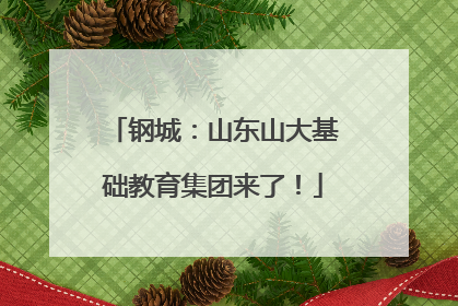 钢城：山东山大基础教育集团来了！