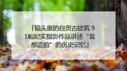 镜头里的自贡古建筑 91幅纪实摄影作品讲述“盐都遗韵”的历史记忆