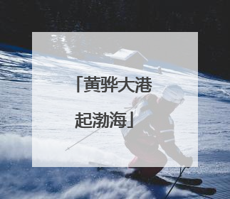 黄骅大港起渤海
