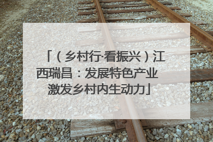 （乡村行·看振兴）江西瑞昌：发展特色产业 激发乡村内生动力