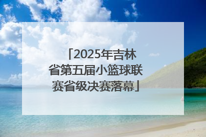 2025年吉林省第五届小篮球联赛省级决赛落幕