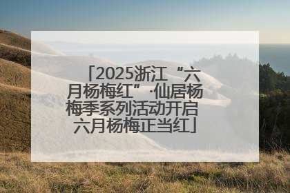 2025浙江“六月杨梅红”·仙居杨梅季系列活动开启 六月杨梅正当红