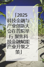 2025科技金融与产业创新大会在普陀举行 聚焦科技金融赋能产业升级之策
